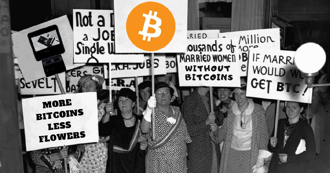Csendes ellenállás bitcoinnal.